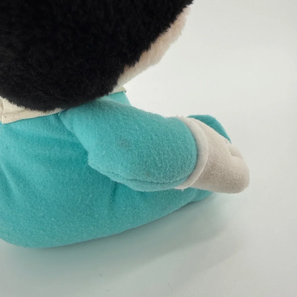 Vintage 1984 Disney Babies Mickey Mouse Plush Playskool Teal Blue Pajamas 70280